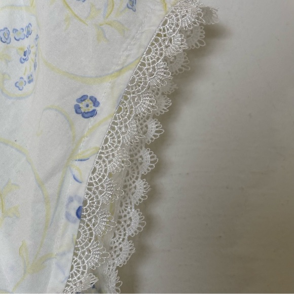 EILEEN WEST Cap sleeve sleeveless babydoll short floral nightgown S - Picture 8 of 16